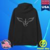 Ive Mt Merch Shop Store Black Winged Crest Zip Hoodie