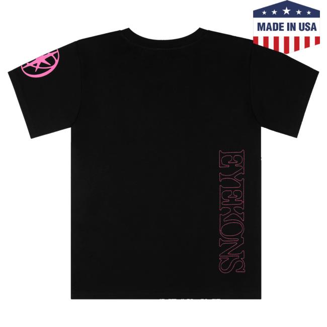 Katseye Merch Shop Store Katseye X Eyekons Logo Stitch Black T-Shirt 5 Katseye Merch Shop Store Katseye X Eyekons Logo Stitch Black T-Shirt