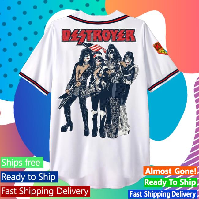 Kiss Online Merch Shop Destroyer '76 Jersey 4 Kiss Online Merch Shop Destroyer '76 Jersey