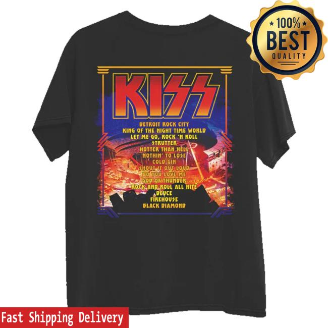 Kiss Online Merch Shop Framed Destroys Anaheim T-Shirt 4 Kiss Online Merch Shop Framed Destroys Anaheim T-Shirt
