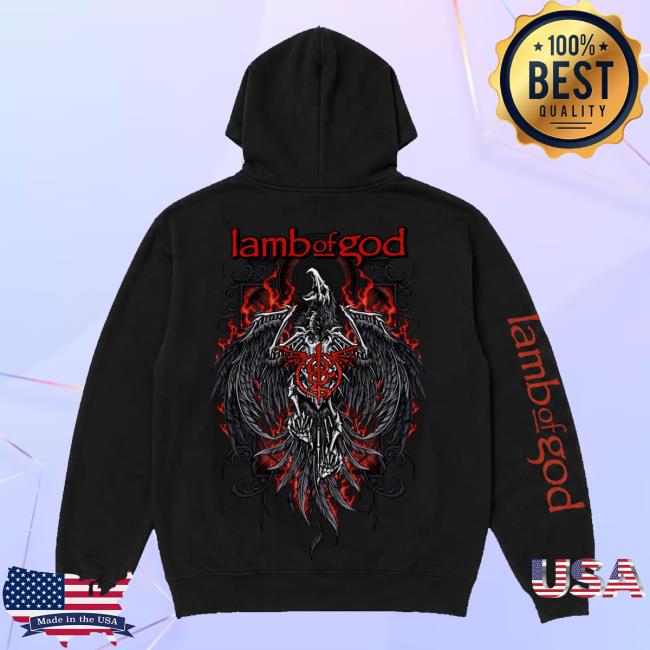 Lamb Of God Store Merch Crimson Phoenix Pullover Hoodie
