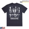 Linkin Park Merch Store Fz Halftone Portrait Navy Tee