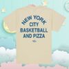 Local Hoops Merch Store Shop Ecru Nyc Basketball & Pizza Tee