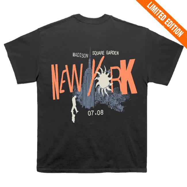 Louis Tomlinson Store Merch Shop Hdwgh Msg, New York Black T-Shirt