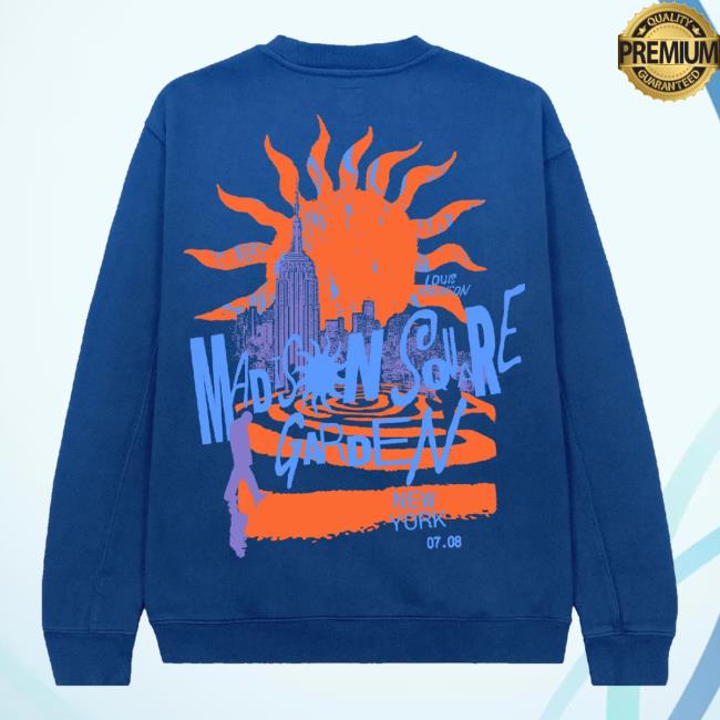 Louis Tomlinson Store Merch Shop Hdwgh Msg, New York Royal Blue Crewneck