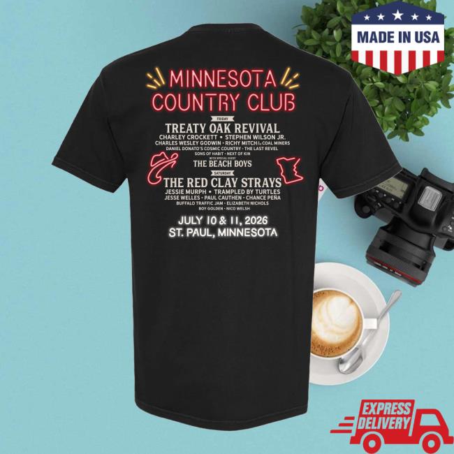 Minnesota Yacht Club Festival Merch Store Shop Neon Lineup Tee 4 Minnesota Yacht Club Festival Merch Store Shop Neon Lineup Tee