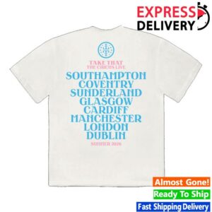 Take That Merch Shop Store The Circus Live Admat Tee
