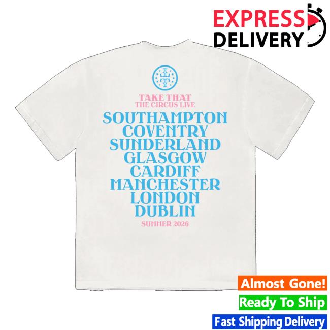 Take That Merch Shop Store The Circus Live Admat Tee 3 Take That Merch Shop Store The Circus Live Admat Tee