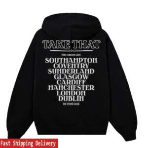 Take That Merch Shop Store The Circus Live Black Hoodie