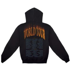 The Fall Off Tour Merch Store Black Face Hoodie