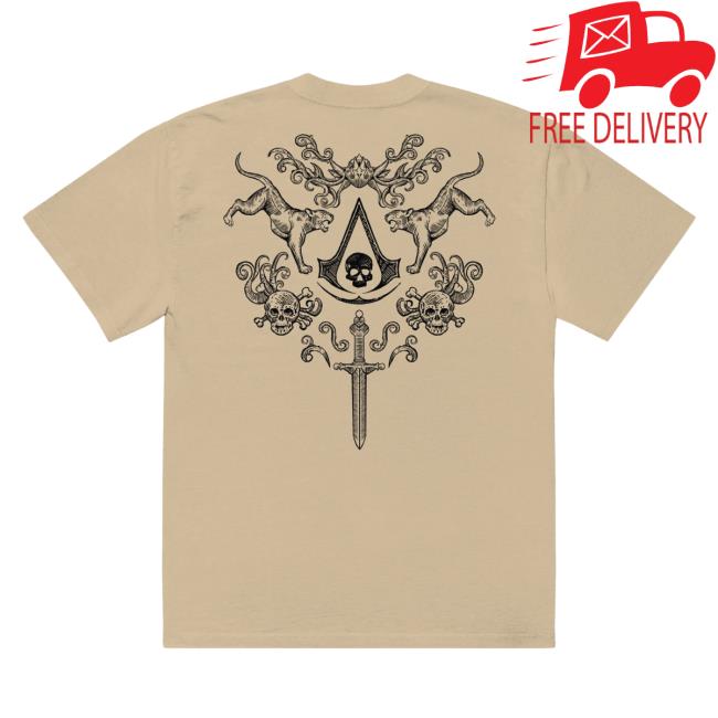Ubisoft Gear Merch Shop Assassin's Creed Black Flag Resynced T-Shirt 3 Ubisoft Gear Merch Shop Assassin's Creed Black Flag Resynced T-Shirt