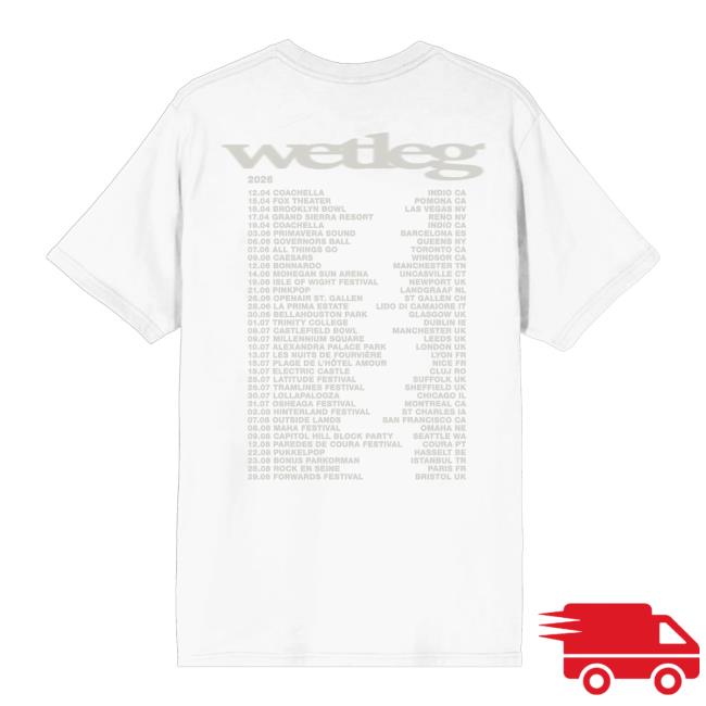 Wet Leg Merch Shop Store Album Tour Tee 1 Wet Leg Merch Shop Store Album Tour Tee