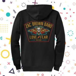 Zacbrown Band Merch Store Shop Love & Fear Tour Hoodie