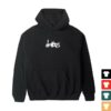 Aphex Twin Merch Store Drukqs Dual Logo Heavyweight Hoodie Black