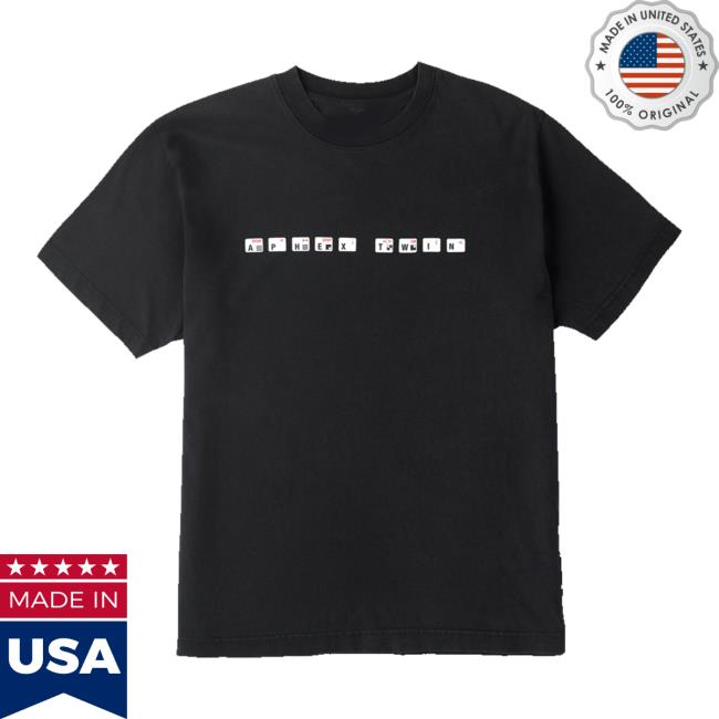 Aphex Twin Merch Store Drukqs Keyboard Heavyweight G. Dyed T-Shirt 5 Aphex Twin Merch Store Drukqs Keyboard Heavyweight G. Dyed T-Shirt