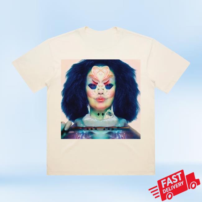 Bjork Merch Shop Utopia Album Cover T-Shirt 5 Bjork Merch Shop Utopia Album Cover T-Shirt