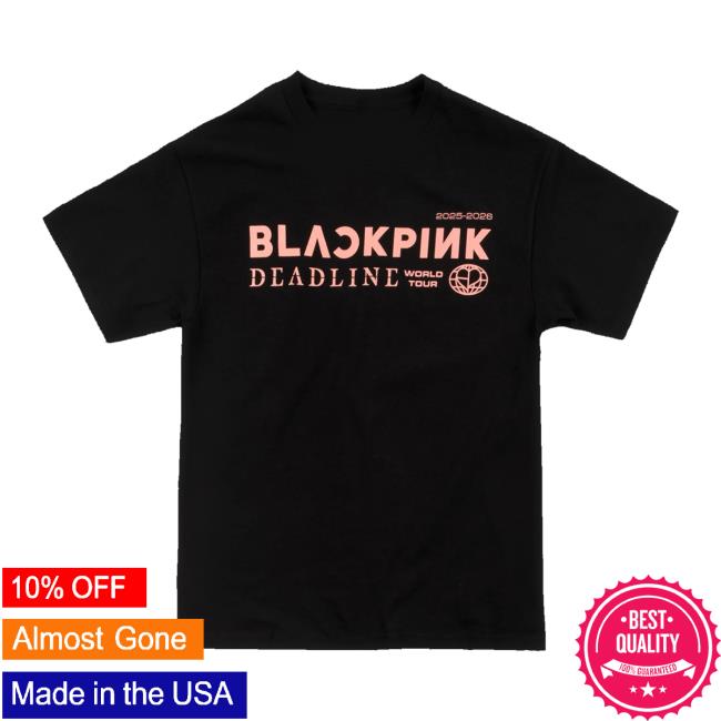 Blackpink Merch Shop Store Blackpink World Tour Tee Black 5 Blackpink Merch Shop Store Blackpink World Tour Tee Black