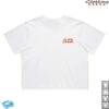 Crab Club Store Merch Welsh Edition Crab Club Crop T-Shirt White