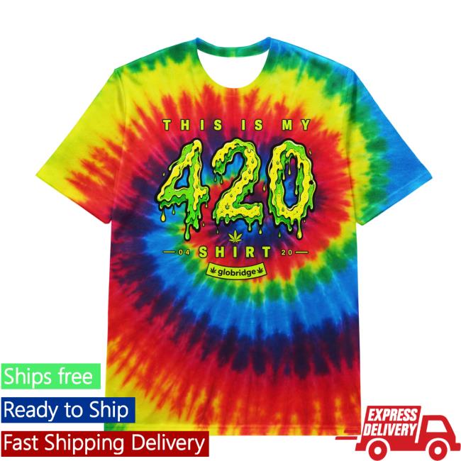 Globridge Studio Store Merch This Is My 420 Shirt Psychedelic Festival Tie Dye Tee 5 Globridge Studio Store Merch This Is My 420 Shirt Psychedelic Festival Tie Dye Tee