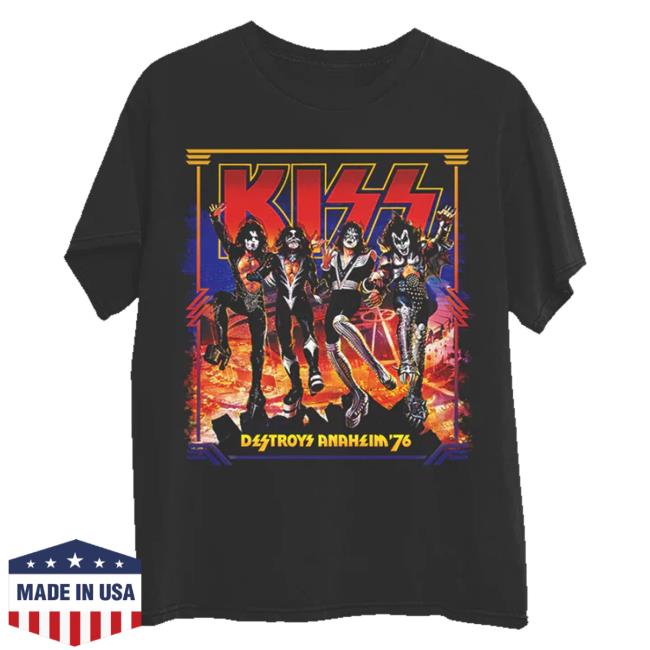 Kiss Online Merch Shop Framed Destroys Anaheim T-Shirt 5 Kiss Online Merch Shop Framed Destroys Anaheim T-Shirt