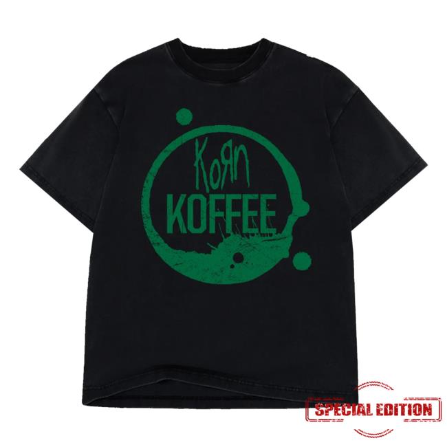 Korn Merch Shop Store Koffee Vintage Black 2Fer 3 Korn Merch Shop Store Koffee Vintage Black 2Fer