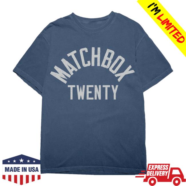Matchbox Twenty Merch Store Shop Askew Blue Tee 5 Matchbox Twenty Merch Store Shop Askew Blue Tee