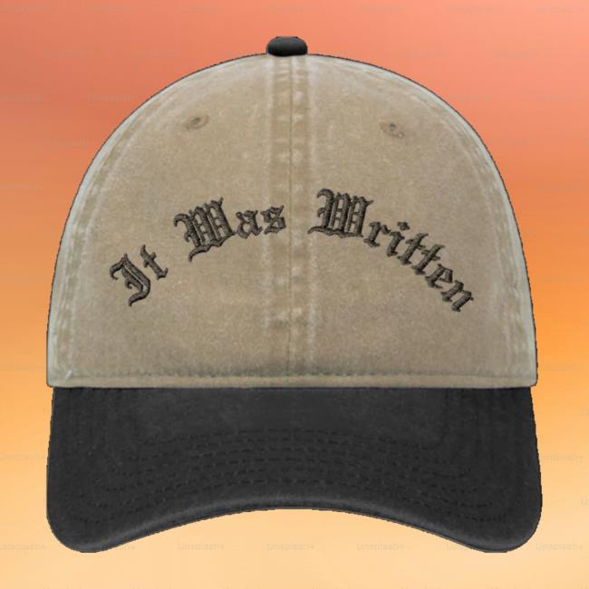 Nasirjones Merch It Was Written Embroidered Hats 5 Nasirjones Merch It Was Written Embroidered Hats