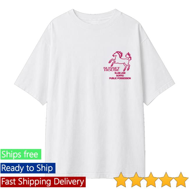 Public Possession Merch Store Sunset House T-Shirt 5 Public Possession Merch Store Sunset House T-Shirt