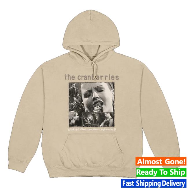 The Cranberries Merch Shop Store Live At The London Astoria Tan Hoodie 5 The Cranberries Merch Shop Store Live At The London Astoria Tan Hoodie