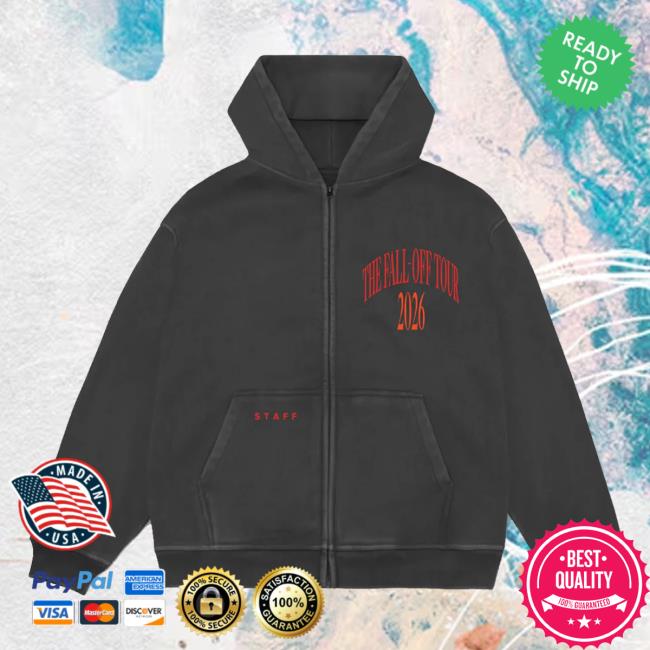 The Fall Off Tour Merch Store Tour Staff Zipup 5 The Fall Off Tour Merch Store Tour Staff Zipup