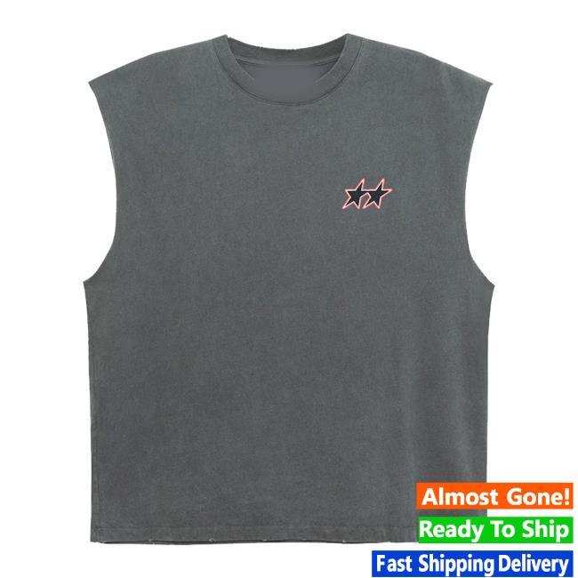 Twojeys Merch Store Twojeys Sleeveless Varsity Tee Ash