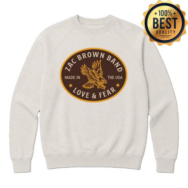 Zacbrown Band Merch Store Shop Eagle Cream Crewneck 4 Zacbrown Band Merch Store Shop Eagle Cream Crewneck
