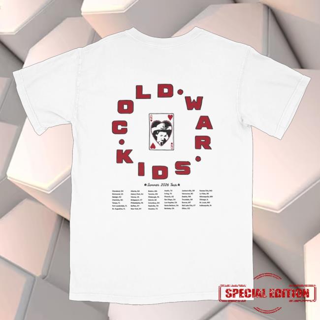 Cold War Kids Merch Shop Store 2026 Tour Tee 5 Cold War Kids Merch Shop Store 2026 Tour Tee