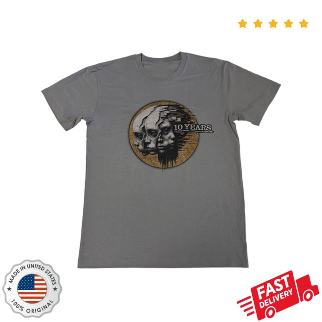 10 Years Merch Store Spring 2026 North American Tour Shirt 3 10 Years Merch Store Spring 2026 North American Tour Shirt