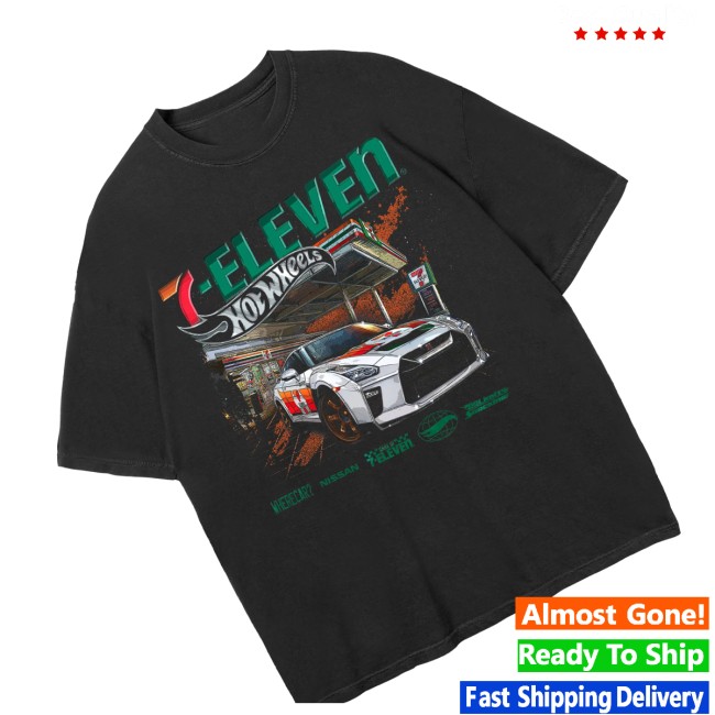 7Collection Merch Store 7-Eleven X Hot Wheels Gt-R Shirt 3 7Collection Merch Store 7-Eleven X Hot Wheels Gt-R Shirt