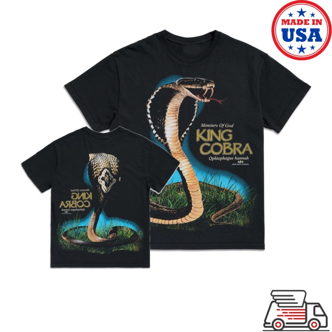A24 Merch Store Monsters Of God X Online Ceramics King Cobra Shirt 5 A24 Merch Store Monsters Of God X Online Ceramics King Cobra Shirt
