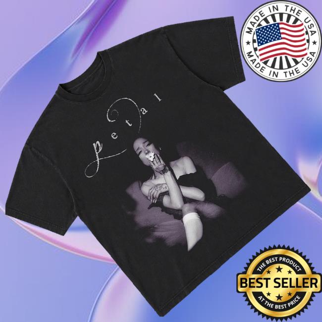 Ariana Grande Merch Store Petal Script T-Shirt 4 Ariana Grande Merch Store Petal Script T-Shirt
