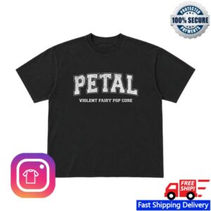 Ariana Grande Merch Store Petal Core Shirt (Black)
