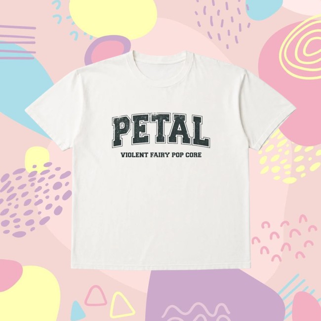 Ariana Grande Merch Store Petal Core Shirt (White) 5 Ariana Grande Merch Store Petal Core Shirt (White)