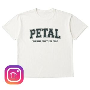 Ariana Grande Merch Store Petal Core T-Shirt (White)