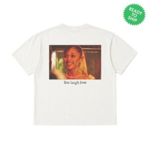 Ariana Grande Merch Store Petal Live Laugh Love Shirt