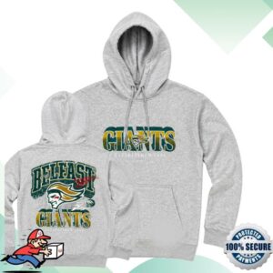 Belfast Giants Store Merch Belfast Giants Grey Melange Relaxed Hoodie