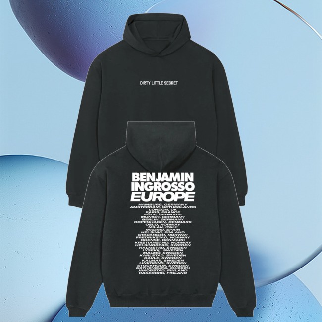 Benjamin Ingrosso Merch Store Dirty Little Secret Tour Hoody 5 Benjamin Ingrosso Merch Store Dirty Little Secret Tour Hoody