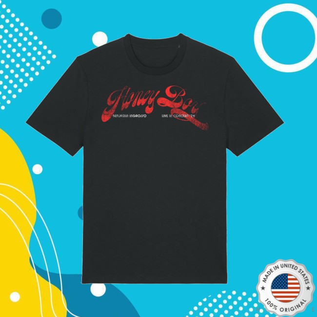 Benjamin Ingrosso Merch Store Honey Boy European Tour Shirt 3 Benjamin Ingrosso Merch Store Honey Boy European Tour Shirt