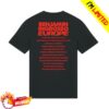 Benjamin Ingrosso Merch Store Mouth European Tour Shirt