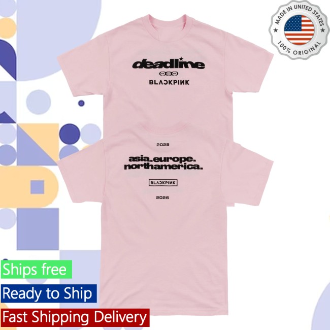 Blackpink Store Merch Blackpink Continent Logo Tee Pink 4 Blackpink Store Merch Blackpink Continent Logo Tee Pink