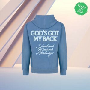 Brandon Lake Merch Store God's Got My Back Hoodie Blue