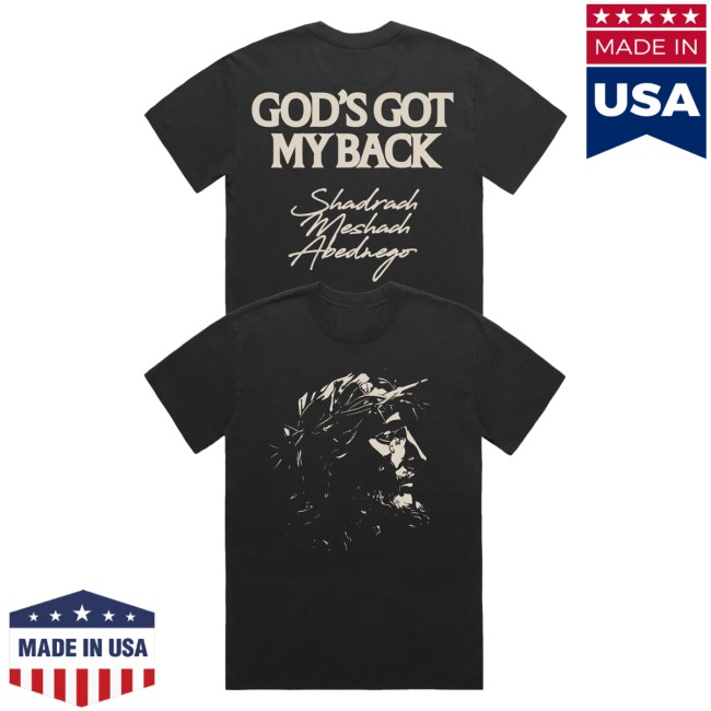 Brandon Lake Merch Store God's Got My Back Shirt Black 5 Brandon Lake Merch Store God's Got My Back Shirt Black