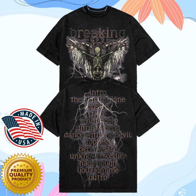 Breaking Benjamin Merch Store Phobia Track List Shirt 5 Breaking Benjamin Merch Store Phobia Track List Shirt