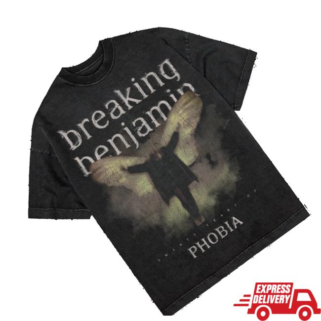 Breaking Benjamin Merch Store Phobia Album Tee 3 Breaking Benjamin Merch Store Shop Phobia Album Tee